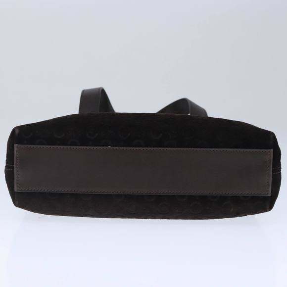 CELINE C Macadam Canvas Hand Bag Brown Auth ep6548 - Picture 5 of 16